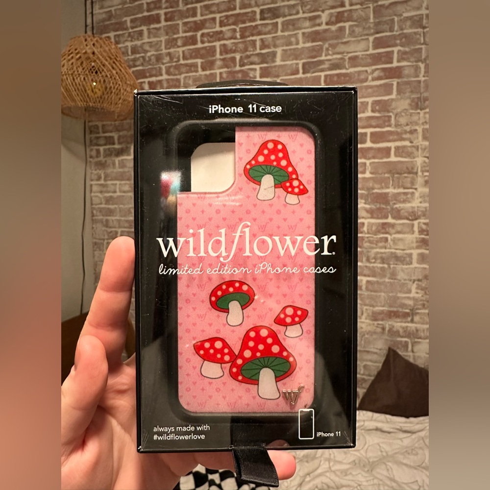 Mushroom iphone 11 wildflower case